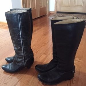 FRYE BOOT Melissa Button and Steffi 6,6.5 Black